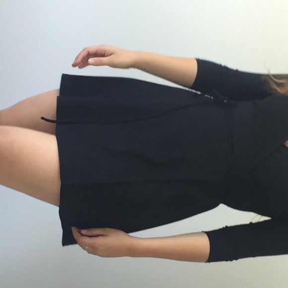 Black wrap mini dress - Picture 4 of 4